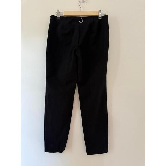 Theory Trousers Womens Size 2 Black Belisa 2 Neo Twill Tailored Fit Classic Chic - Picture 3 of 8